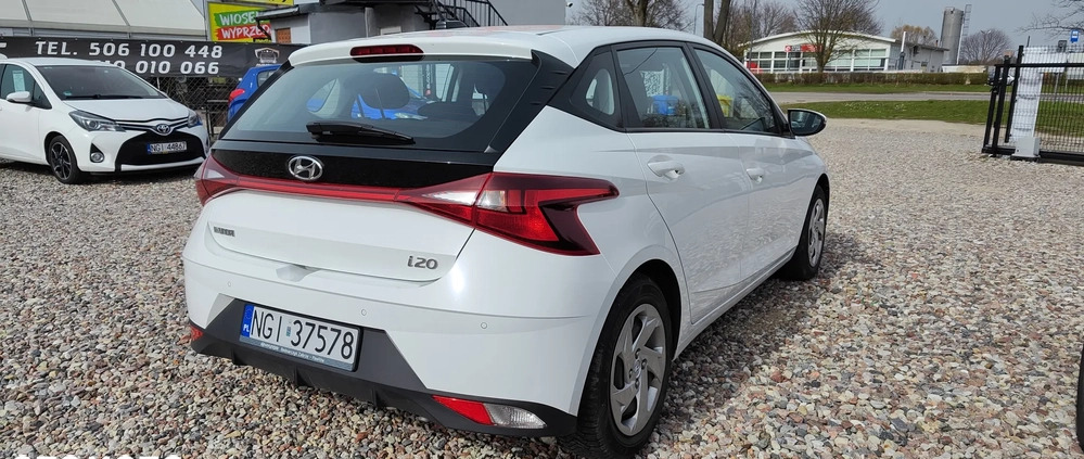 Hyundai i20 cena 60000 przebieg: 20700, rok produkcji 2021 z Giżycko małe 232